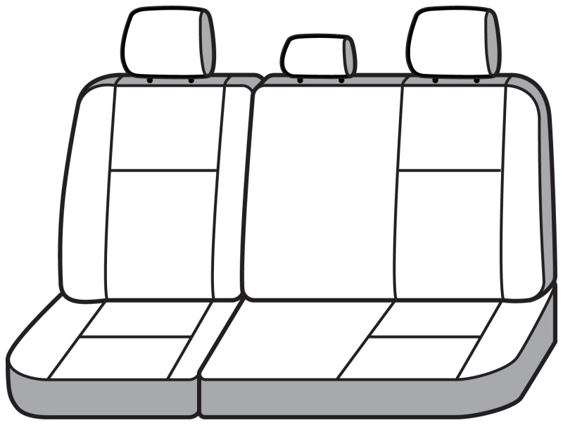 Covercraft 22-23 Toyota Tundra Carhartt Super Dux SeatSaver Custom Second Row Seat Covers - Black