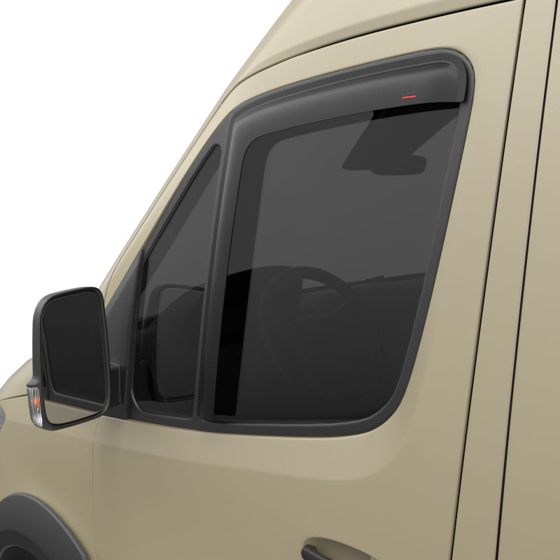 EGR 20-24 Mercedes Sprinter Van Front Tape-on Window Visors - Matte Black
