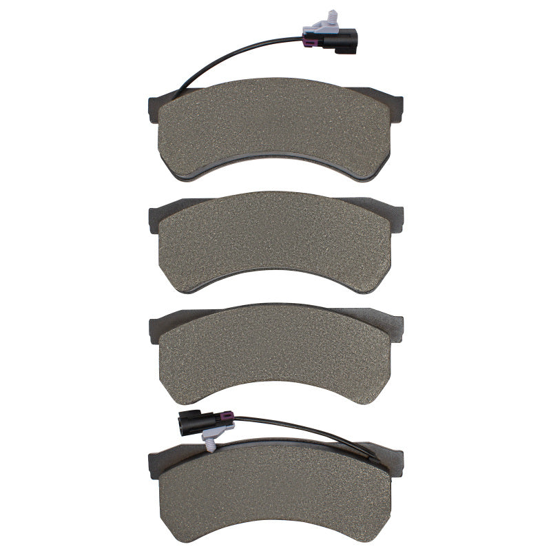 DFC 16-24 Freightliner MT55 Front/Rear 5000 Advanced Semi Metallic Brake Pads and Hardware Kit