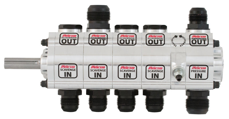 Peterson Fluid Systems R4 5-Stage Oil Pump - Right Side Mount - HV - Rear Drive