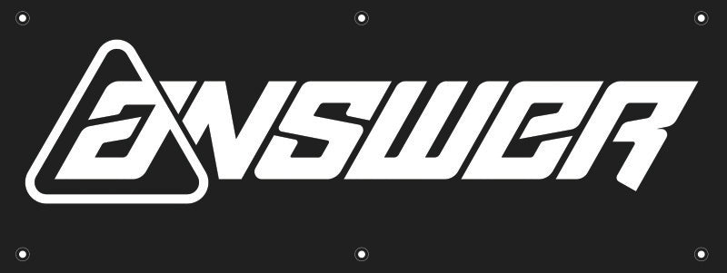 Answer Banner 36 inch X 96 inch - Bk/Wht