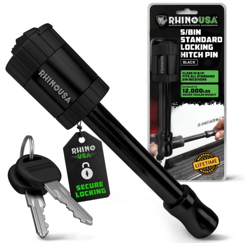 Rhino USA 2in Locking Trailer Hitch Pin