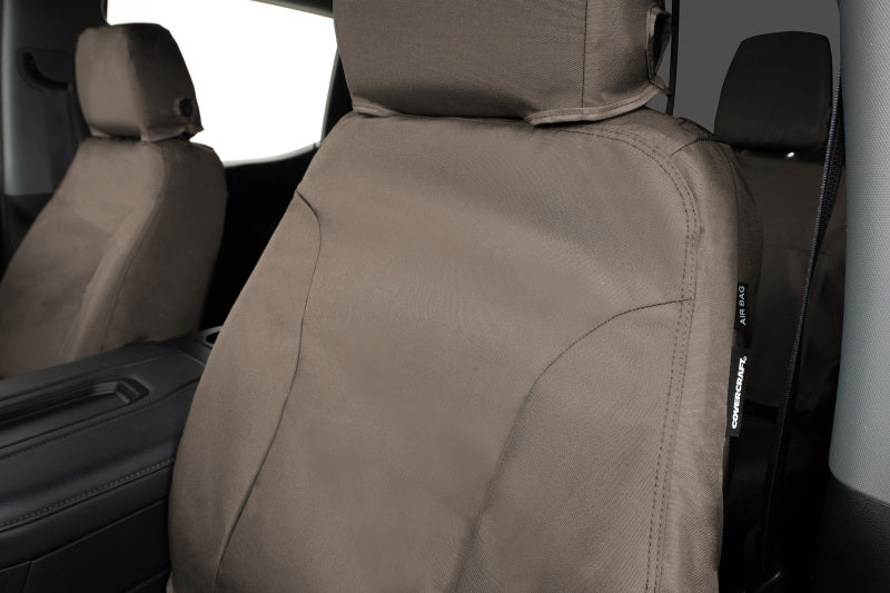 Covercraft 19-26 Mercedes-Benz Sprinter Enduro Waterproof Custom Front Row Seat Covers-Taupe