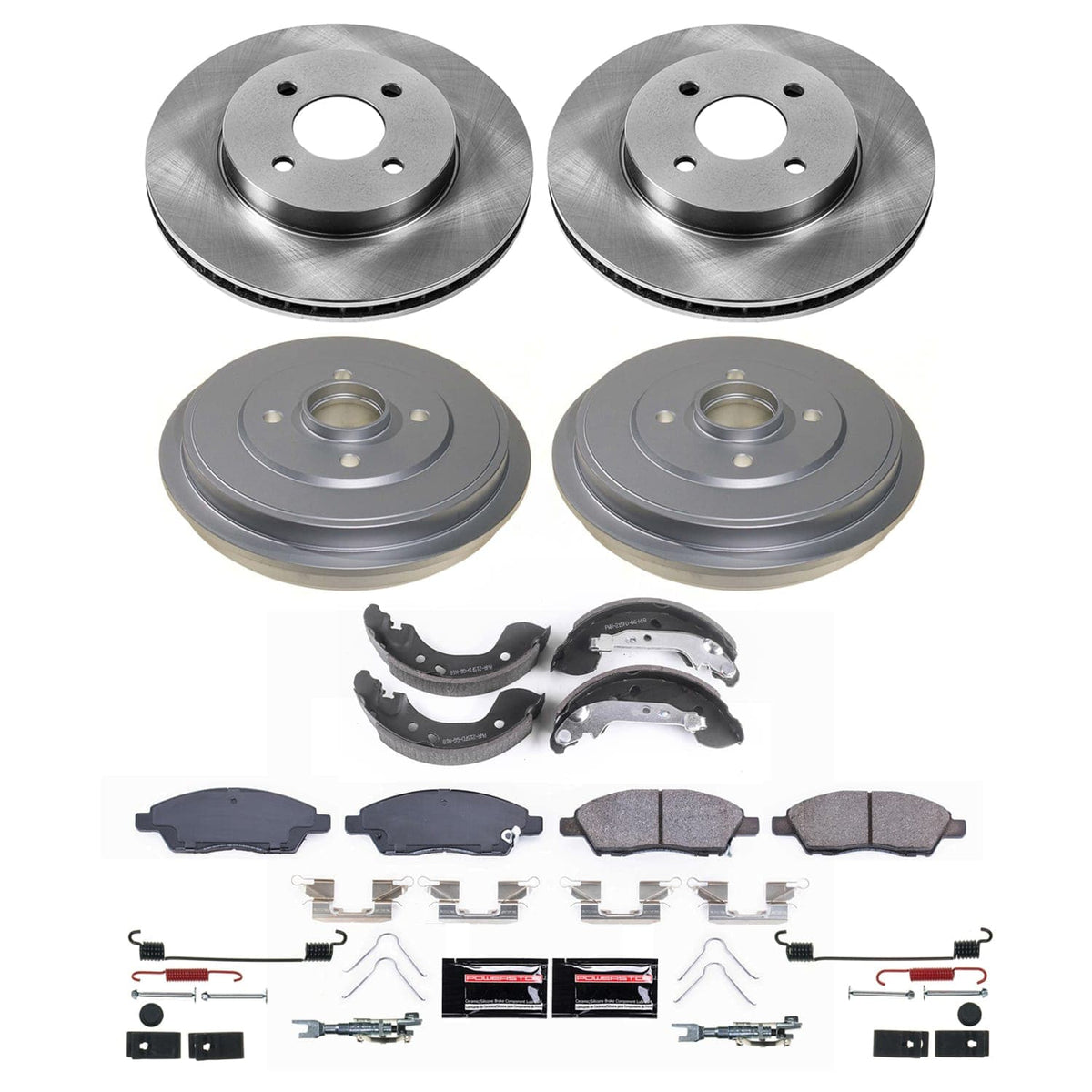 Power Stop 12-19 Nissan Versa Front and Rear Autospecialty Brake Kit
