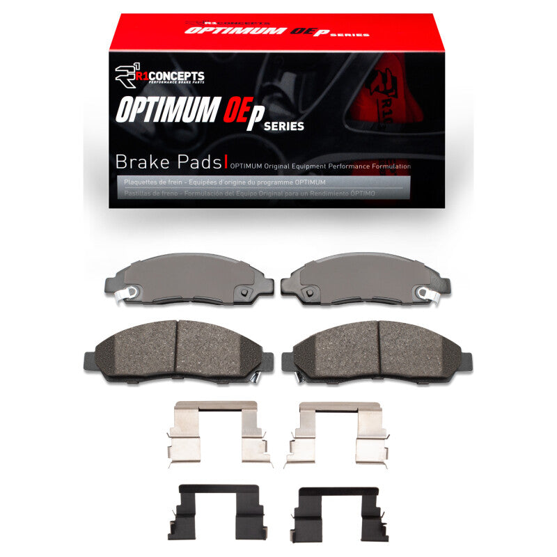 R1 04-08 Chevrolet Colorado Front Optimum OE Pads & Hardware Kit