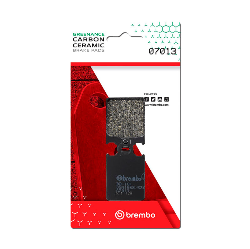 Brembo OE Italjet Formula/Piaggio Skipper Carbon Ceramic Brake Pad - Front