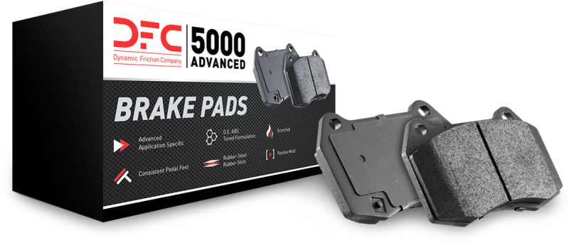 DFC 25-25 Ford Escape Rear 5000 Advanced Ceramic Brake Pads and Hardware Kit