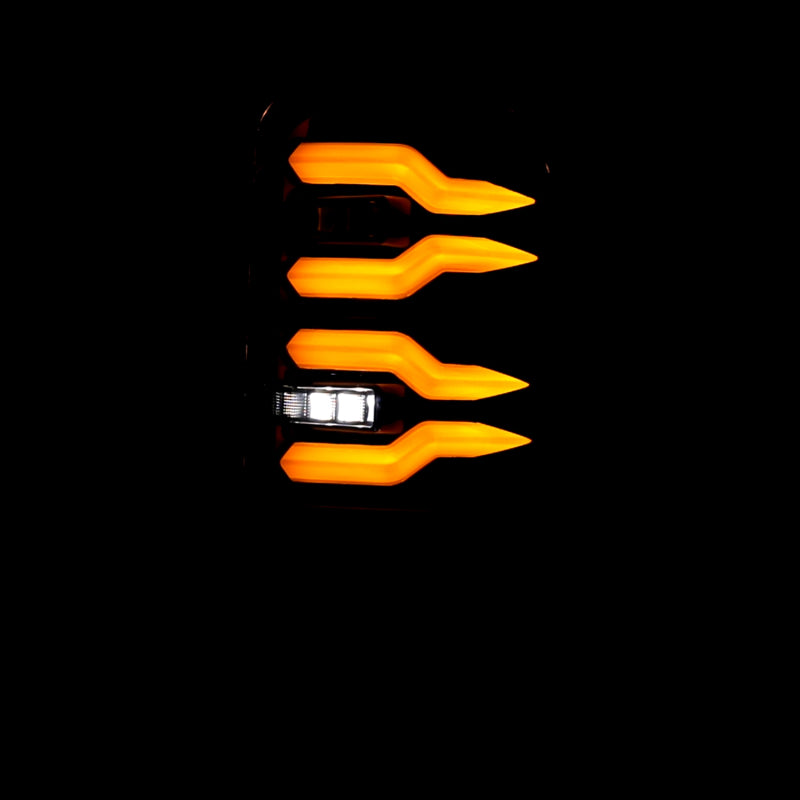 AlphaRex 94-01 Dodge Ram 1500/2500/3500 LUXX-Series LED Tail Lights - Black