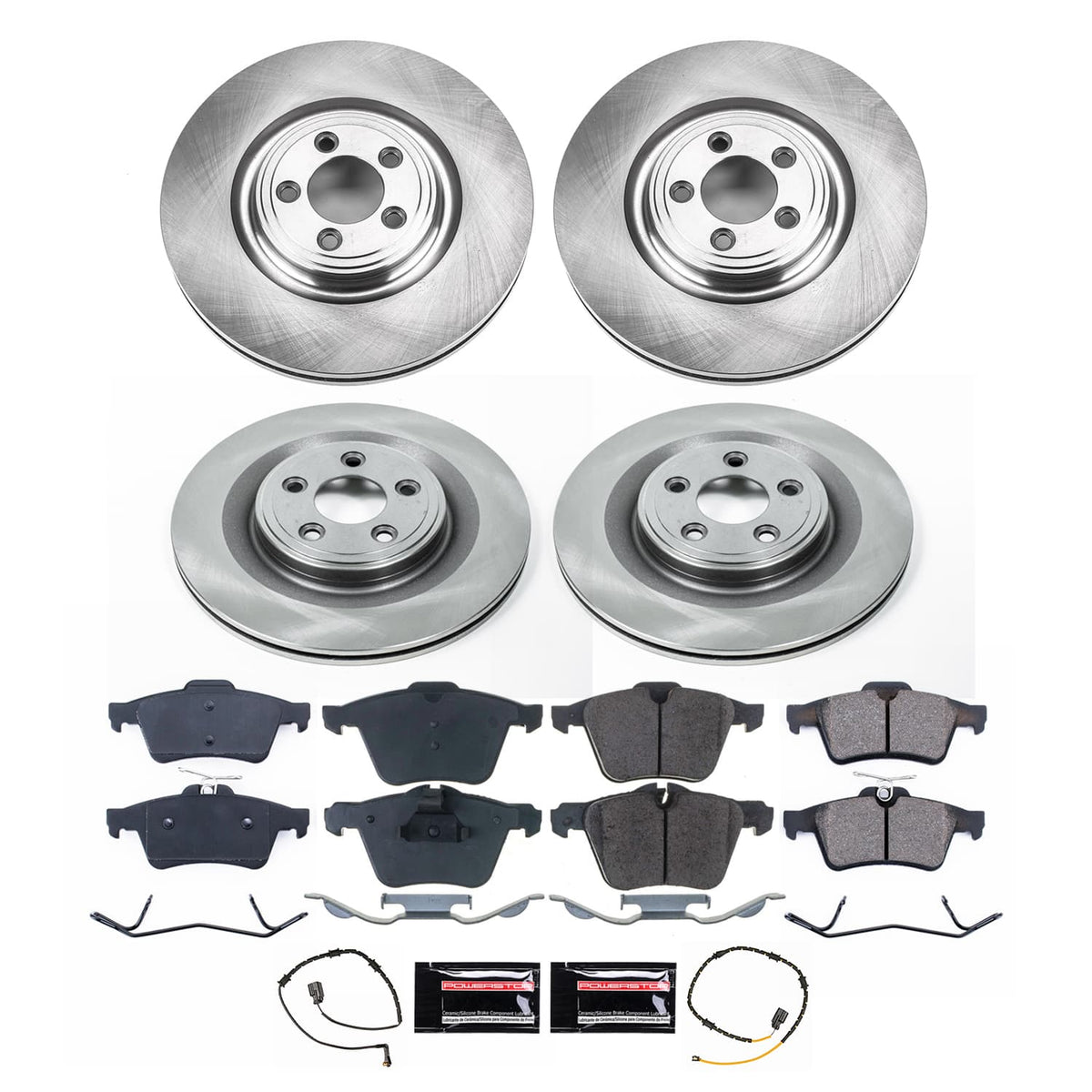 Power Stop 13-15 Jaguar XJ Front and Rear Autospecialty Brake Kit