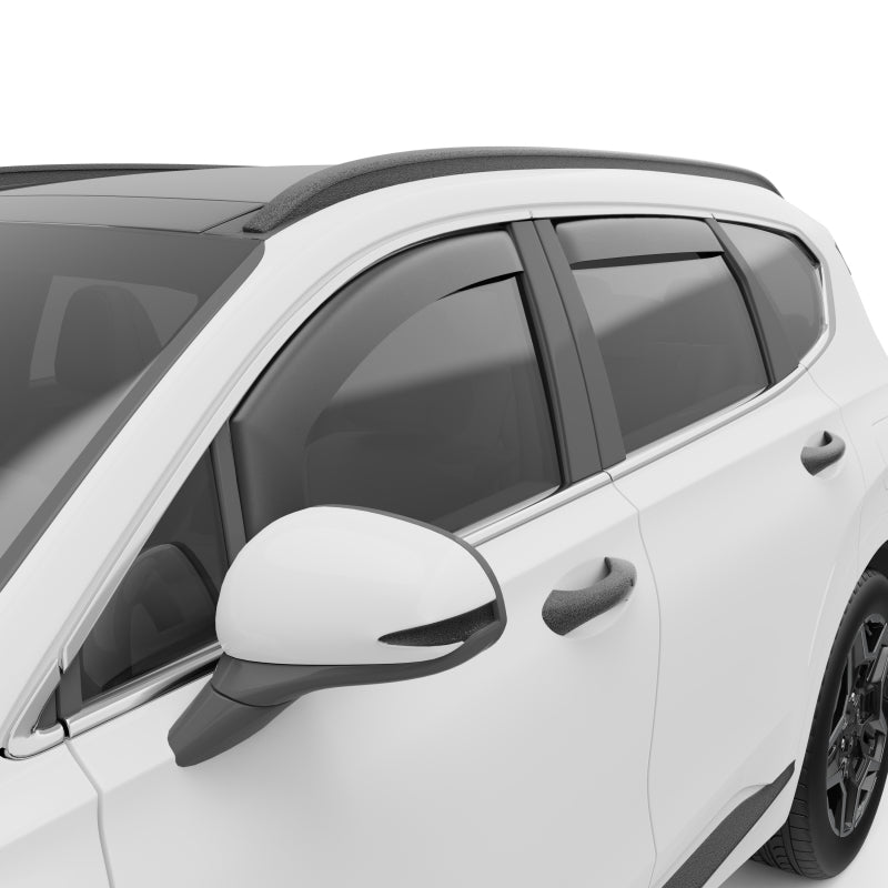 EGR 4pc Matte Black In-Channel Window Visors 19-23 Hyundai Santa Fe