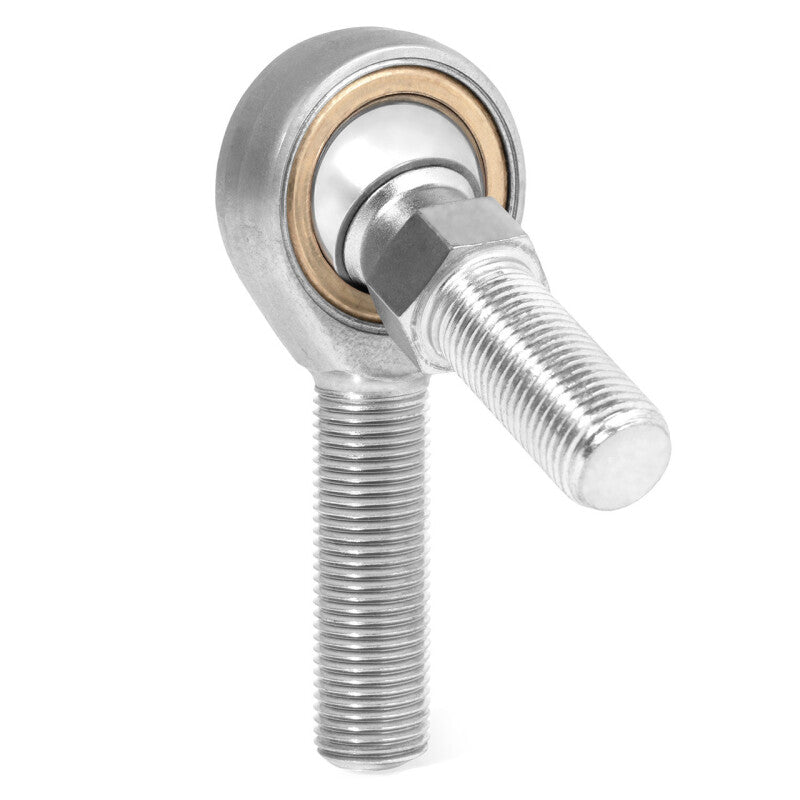 QA1 V Series 3-Pc Rod End - Male/Right Hand - 6mm Bore x M6x1.0 w/Stud - Carbon Steel