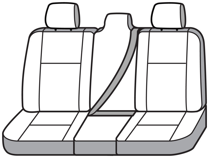 Covercraft 19-21 Chevrolet Silverado/ Endura PrecisionFitFront Row Seat Covers - Blk/Charcoal