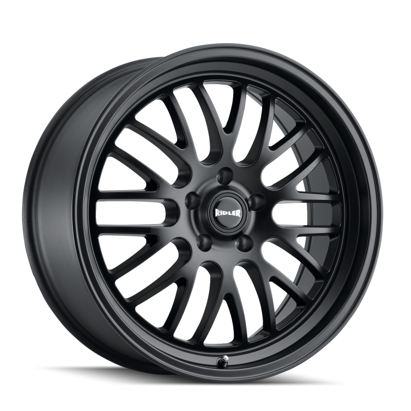 Ridler 607 20x10.5 / 5x114.3 BP / 40mm Offset / 72.6mm Hub Matte Black Wheel