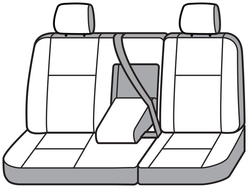 Covercraft 22-23 Nissan Frontier-2nd Carhartt Super Dux SeatSaverSecond Row Seat Covers - Blk
