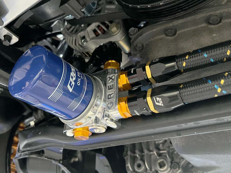 GReddy AN06 180 DEGREE HOSE END SWIVEL BLACK/GOLD ANODIZED