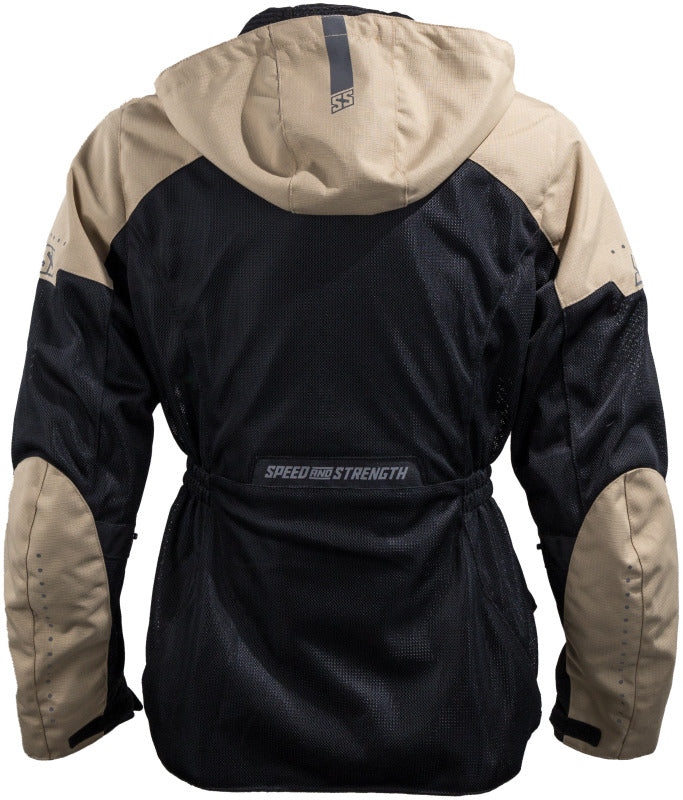 Speed and Strength Starstruck Mesh Jacket Trench Tan/Black Womens - Medium