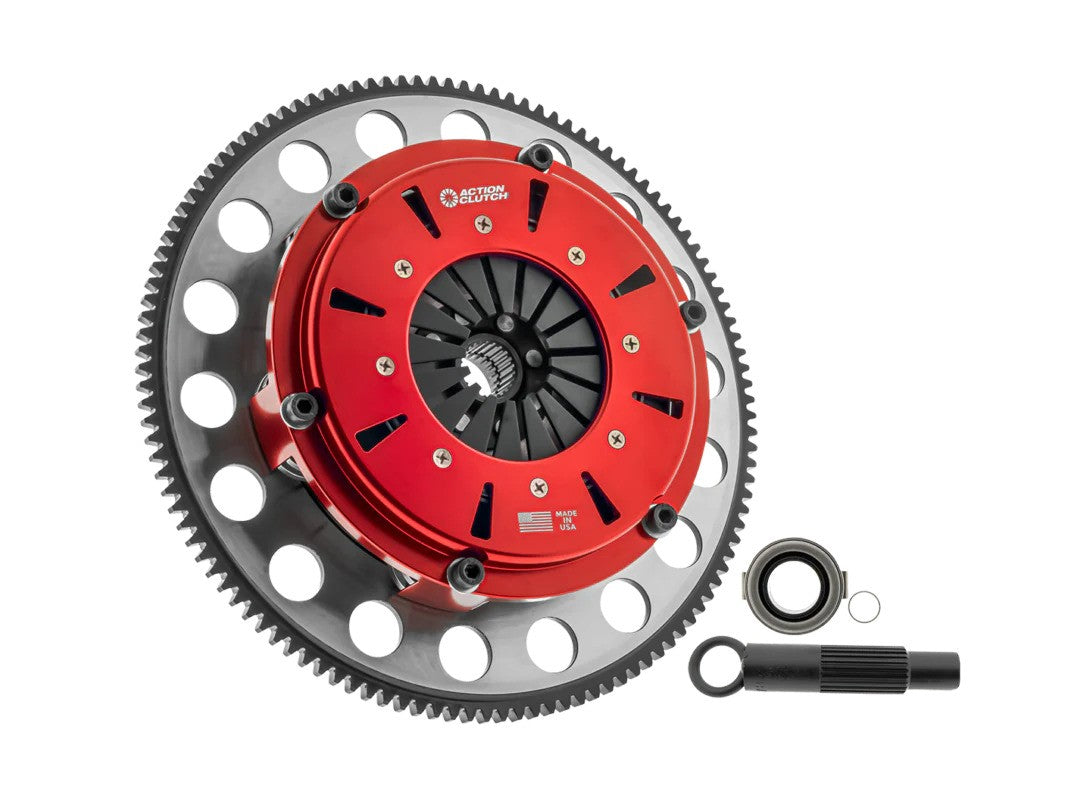 Action Clutch 92-95 Mazda RX-7 1.3L (13B REW) 7.25in Triple Disc Race Kit w/ Steel Flywheel