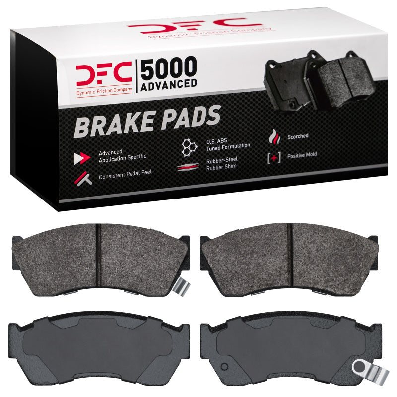 DFC 82-87 Honda Civic Wagon Front Semi Metallic 5000 Advanced Brake Pads