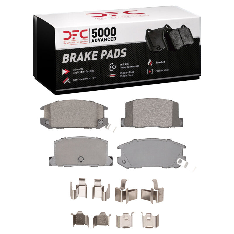 DFC 91-05 Toyota MR2 Rear 5000 Advanced Ceramic Brake Pads and Hardware Kit