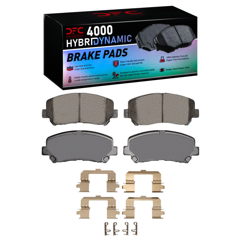 DFC 13-25 Mazda CX-5 Front 4000 HybriDynamic Brake Pads and Hardware Kit