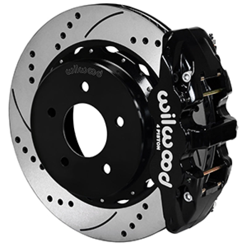 Wilwood 88-98 GM C1500 Aero4 SRP Rear Brake Kit 14in Rotor