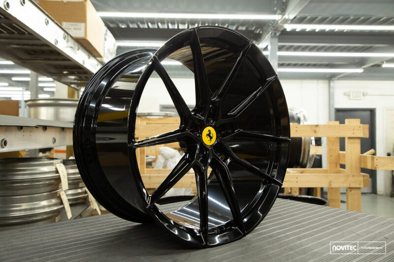 Vossen x Novitec NF9 21x11.5 ET:29 Gloss Black Ferrari 296 Rear Wheel