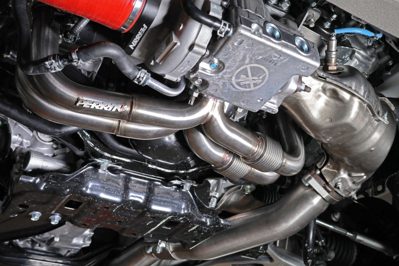 PERRIN 22-25 Subaru WRX / 20-25 OBXT & LXT / 19-25 Ascent Equal Length Header - Brushed SS