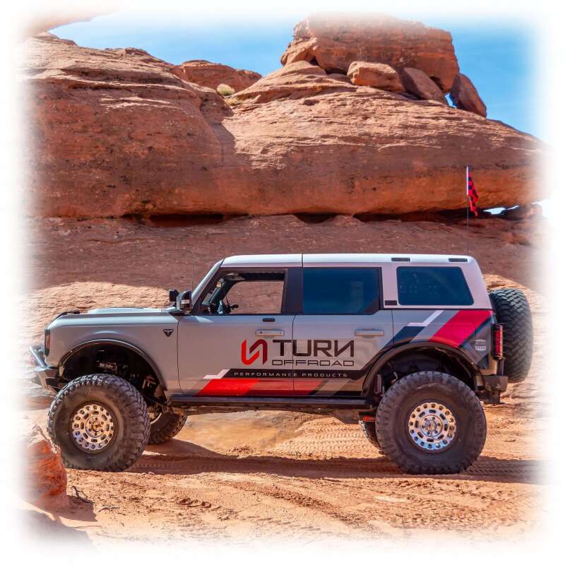 Turn Offroad 21-26 Ford Bronco Hard Top (4 Door) White/Black Foam Headliner