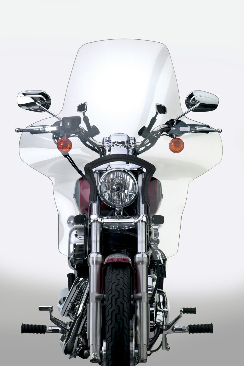 National Cycle 88-21 Harley XL/FXR/FXD/86-91 BMW R80G/R100GS/15-23 Ducati Scrmblr Plexifairing 3-Clr