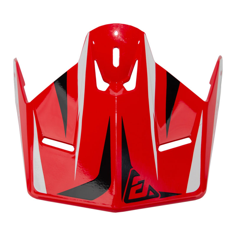 Answer 26 AR1 Mototown Glossy Visor - Red/White/Grey/Black