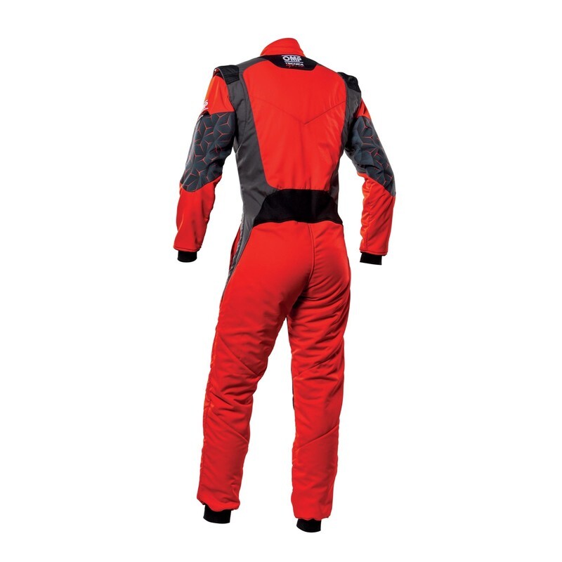 OMP Tecnica Hybrid Overall Fia 8856-2018 Navy Blue / Cyan Sz 62