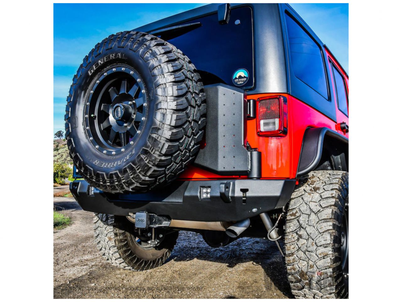 Westin Jeep Wrangler JK 07-18 WJ2 Rear Bumper w/ Tire Carrier
