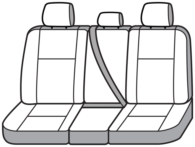 Covercraft 20-22 Ford Explorer Polycotton SeatSaver Custom Second Row Seat Covers - Charcoal