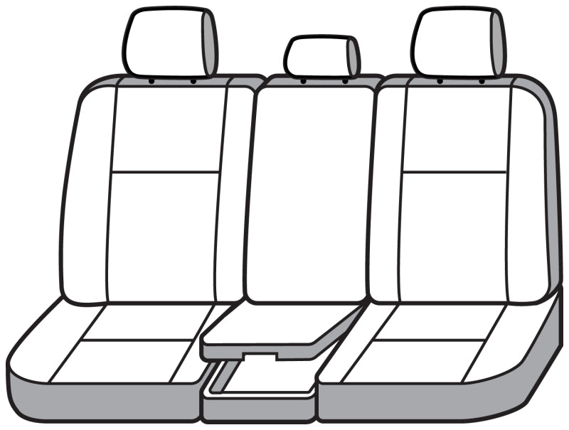 Covercraft 23-24 Ford F250-F600 Endura PrecisionFit Custom Front Row Seat Covers - Silver/Silver