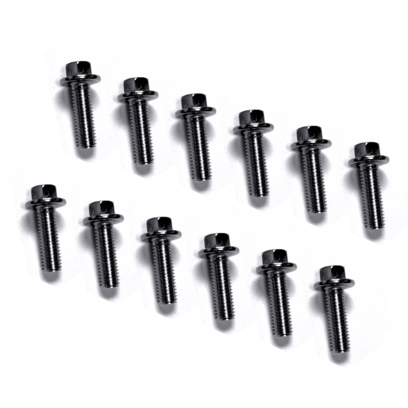 Kooks LS Engine Header Bolts and Locking Hardware Qty 12 - M8 - 1.25 x 25mm Bolts