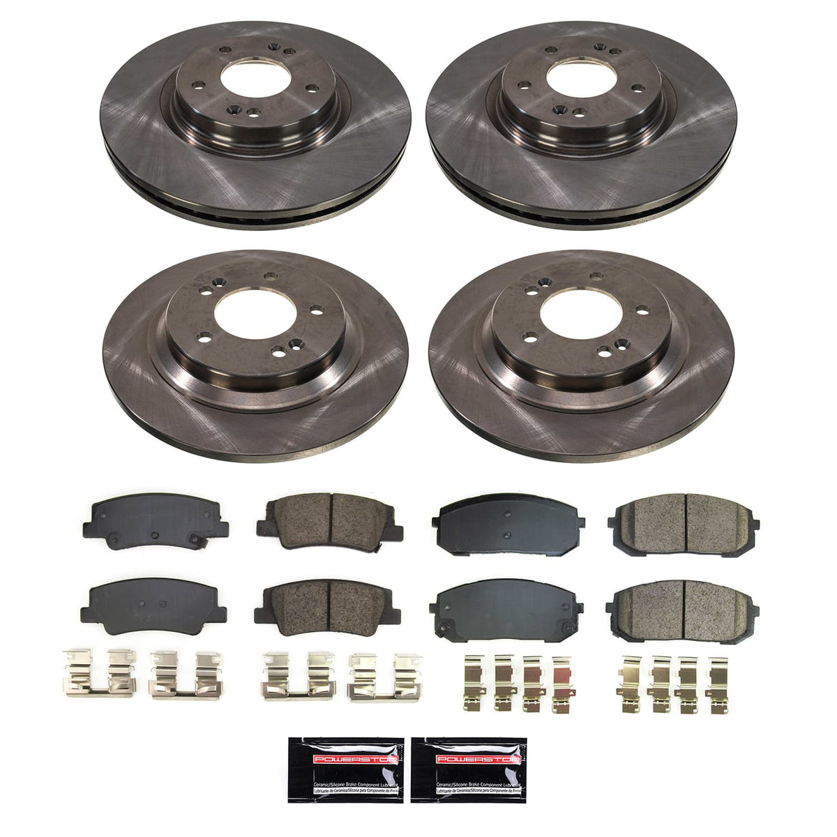 Power Stop 21-23 Kia K5 Front and Rear Autospecialty Brake Kit
