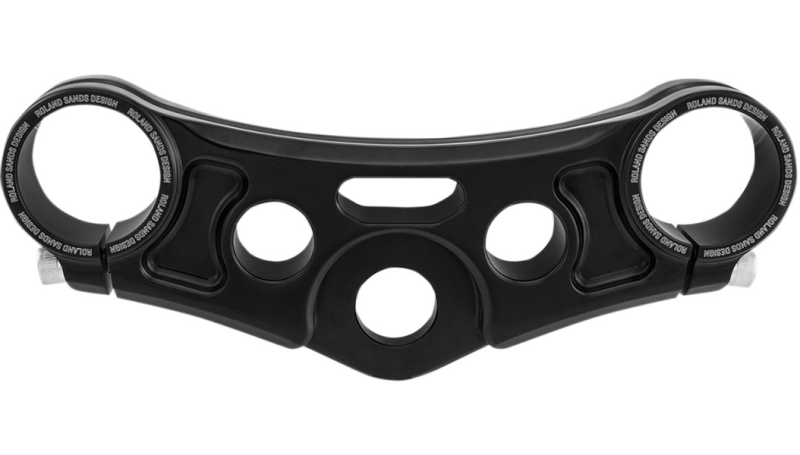 Roland Sands Design Top Triple Clamp - Black Ano