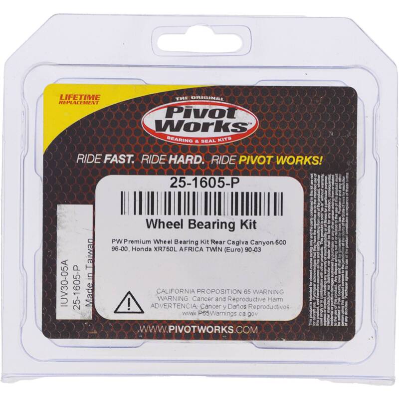 Pivot Works Cagiva, Honda Wheel Bearing Kit Premium Bearings