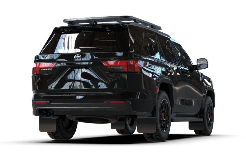 Rally Armor 23-25 Toyota Sequoia Black UR Mud Flap w/ Red Logo