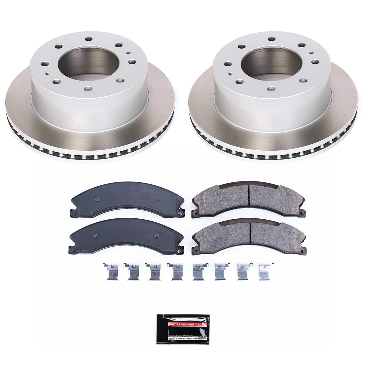 Power Stop 15-19 GMC Sierra 2500 HD Rear Semi-Coated Rotor Kit