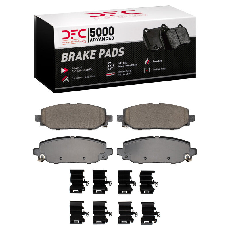 DFC 18-25 Jeep Wrangler Rear 5000 Advanced Ceramic Brake Pads and Hardware Kit