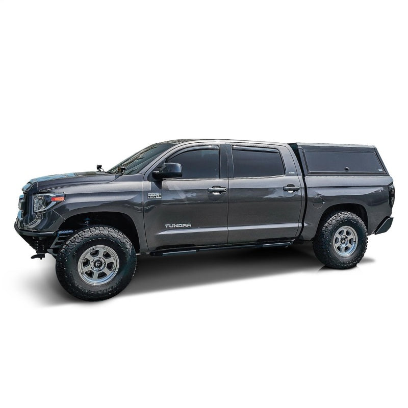 Westin EXP Truck Cap COMPLETE KIT A + BS (07-21 Toyota Tundra CrewMax 5.5ft. Bed) - Black