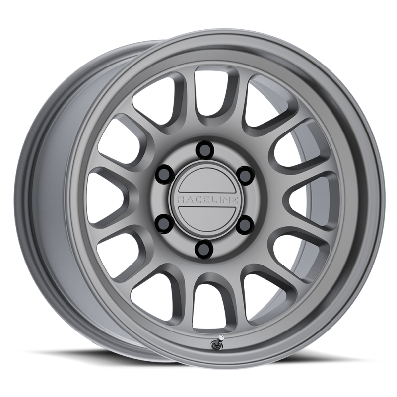 Raceline 958T Rogue 17x8.5in / 8X170 BP / 0mm Offset / 130.81mm Bore - Matte Titanium