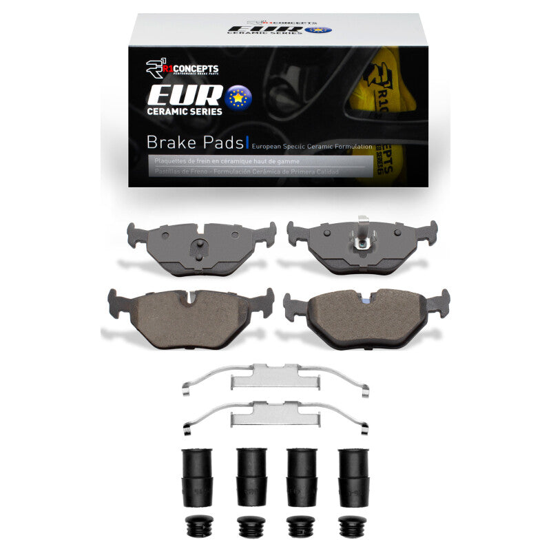 R1 91-08 BMW 323IS Rear Euro Ceramic Pads & Hardware Kit