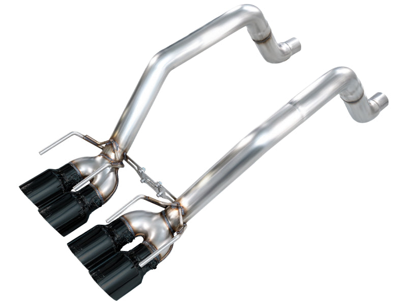 AWE Tuning 09-13 Chevrolet Corvette 6.2L Track Edition Axle-back Exhaust w/ Diamond Black Tips