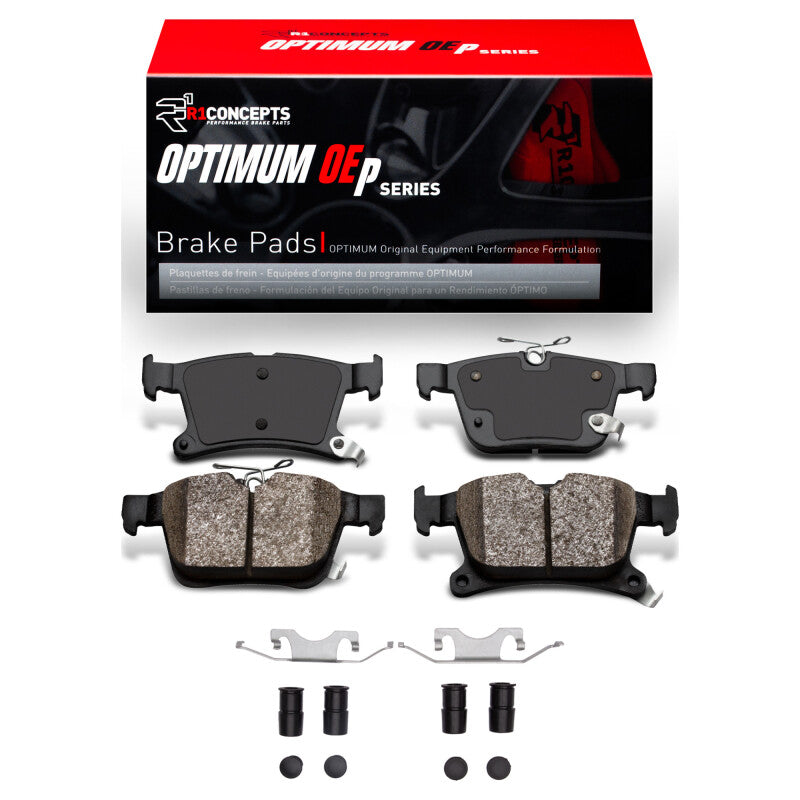 R1 17-24 Chrysler Grand CaraVan Rear Optimum OE Pads & Hardware Kit