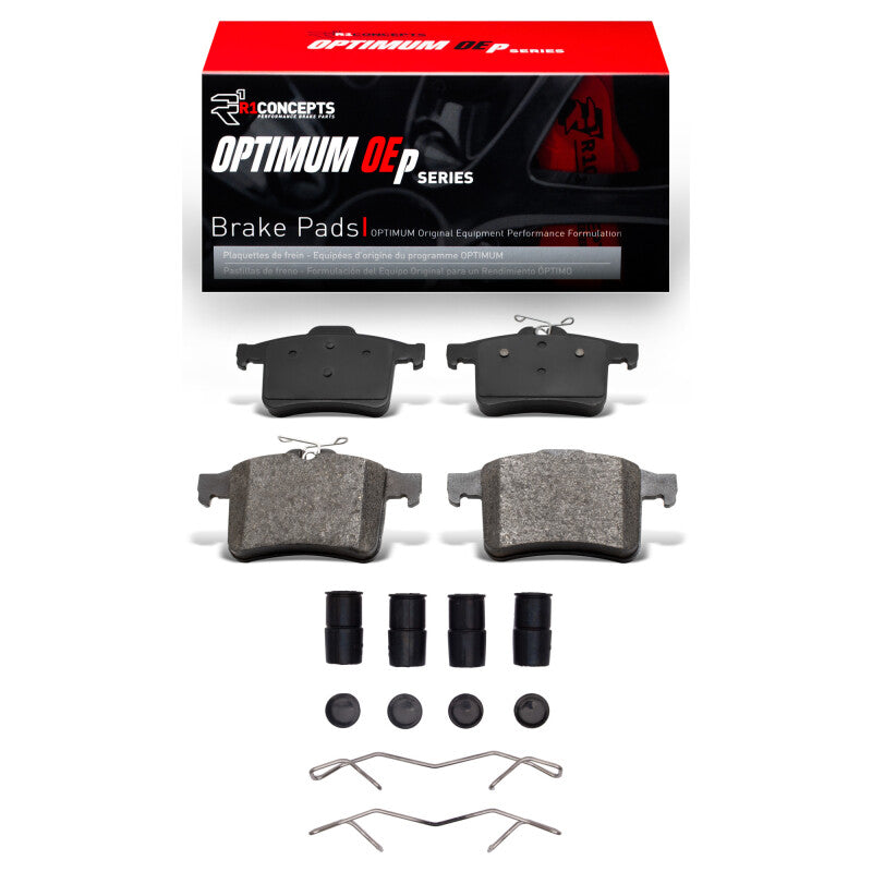 R1 10-15 Jaguar XFR Rear Optimum OE Pads & Hardware Kit