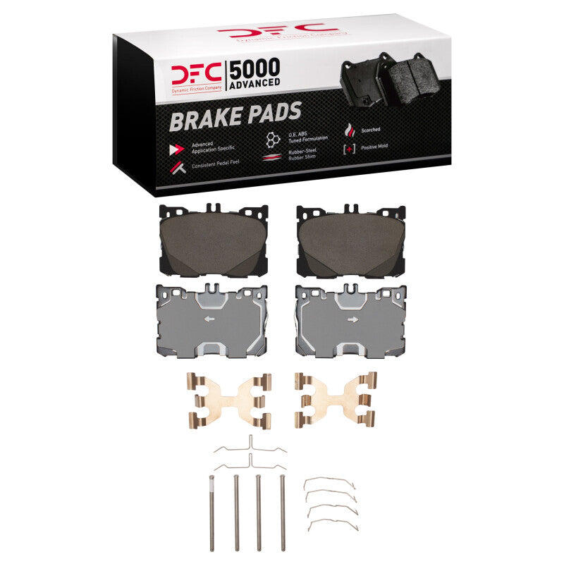 DFC 16-23 Mercedes-Benz GLC300 Front 5000 Advanced Ceramic Brake Pads and Hardware Kit
