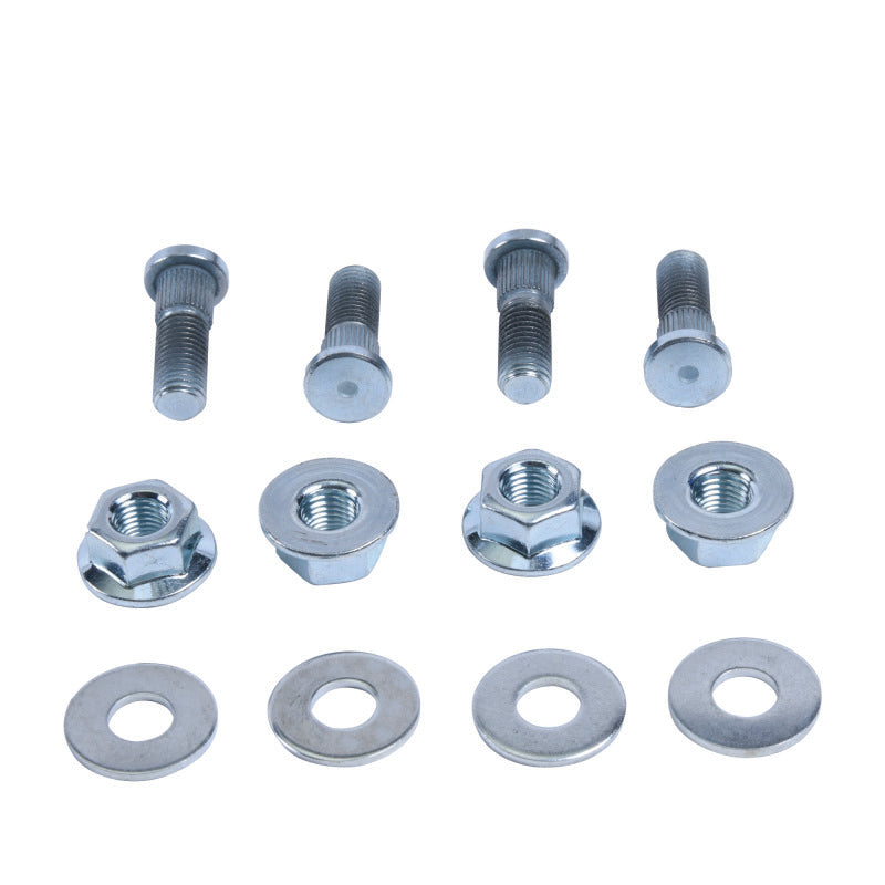 QuadBoss 08-14 Kawasaki KFX450R Front Wheel Stud & Nut Kit