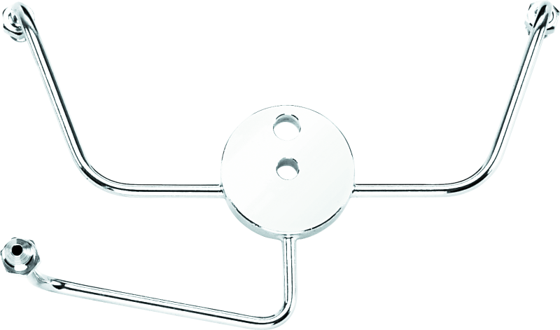 Twin Power Stainless Junction Block Male AN3 Wide Glide Custom